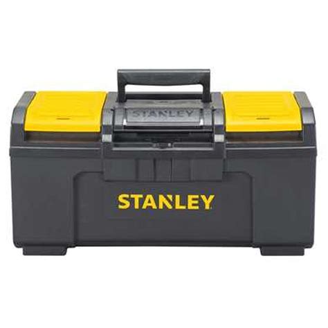 stanley 19 inch metal tool box|stanley tool box screwfix.